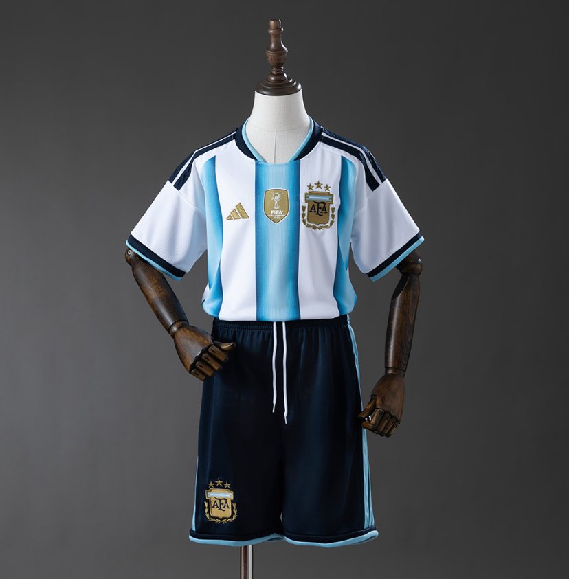 Argentina 2022 Home (3 Stars) - Kids Kit