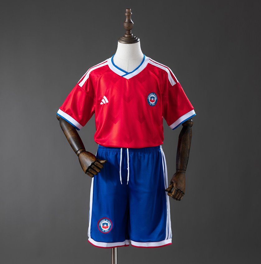 Chile 2024 Home Red - Kids Kit