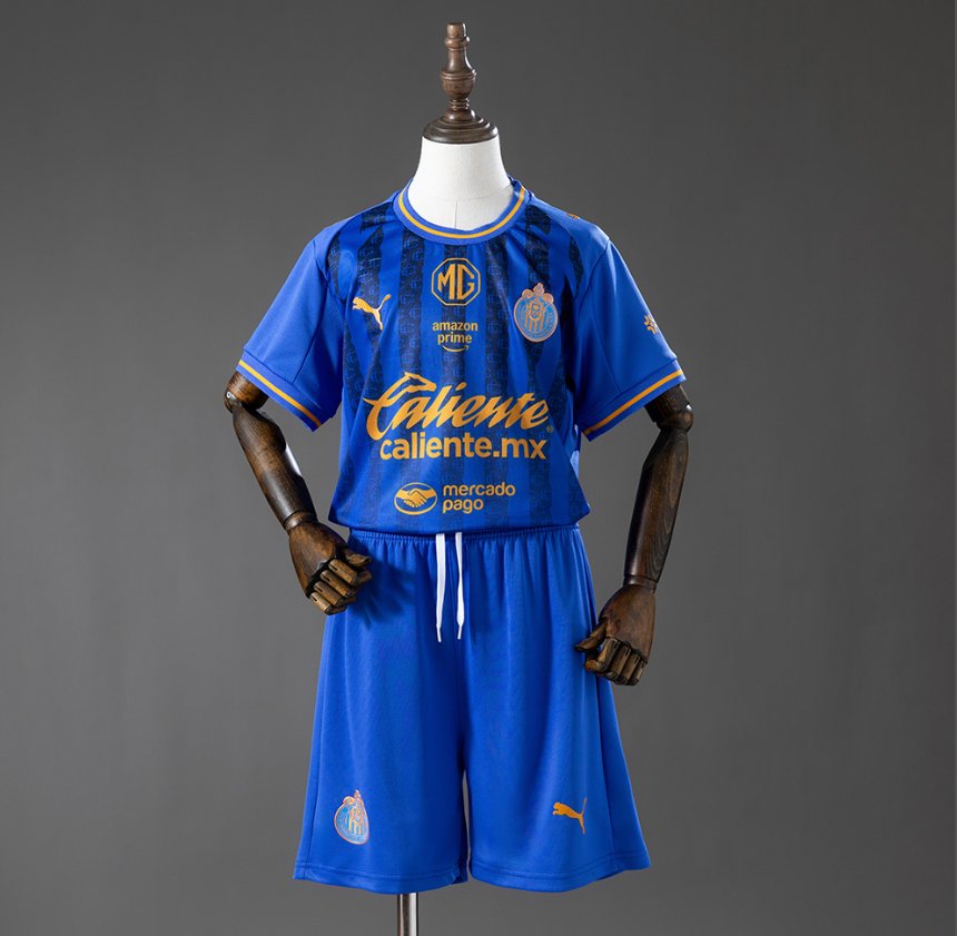 Chivas Guadalajara 2024/25 Away Blue - Kids Kit