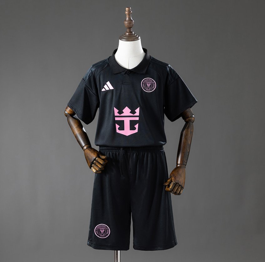 Inter Miami CF 2025 Away Black - Kids Kit