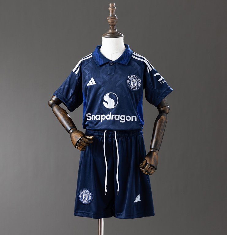 Manchester United 2024/25 Third Navy - Kids Kit