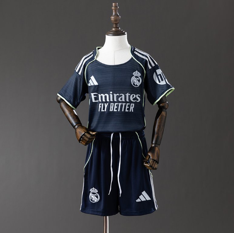 Real Madrid 2024/25 Third Navy - Kids Kit