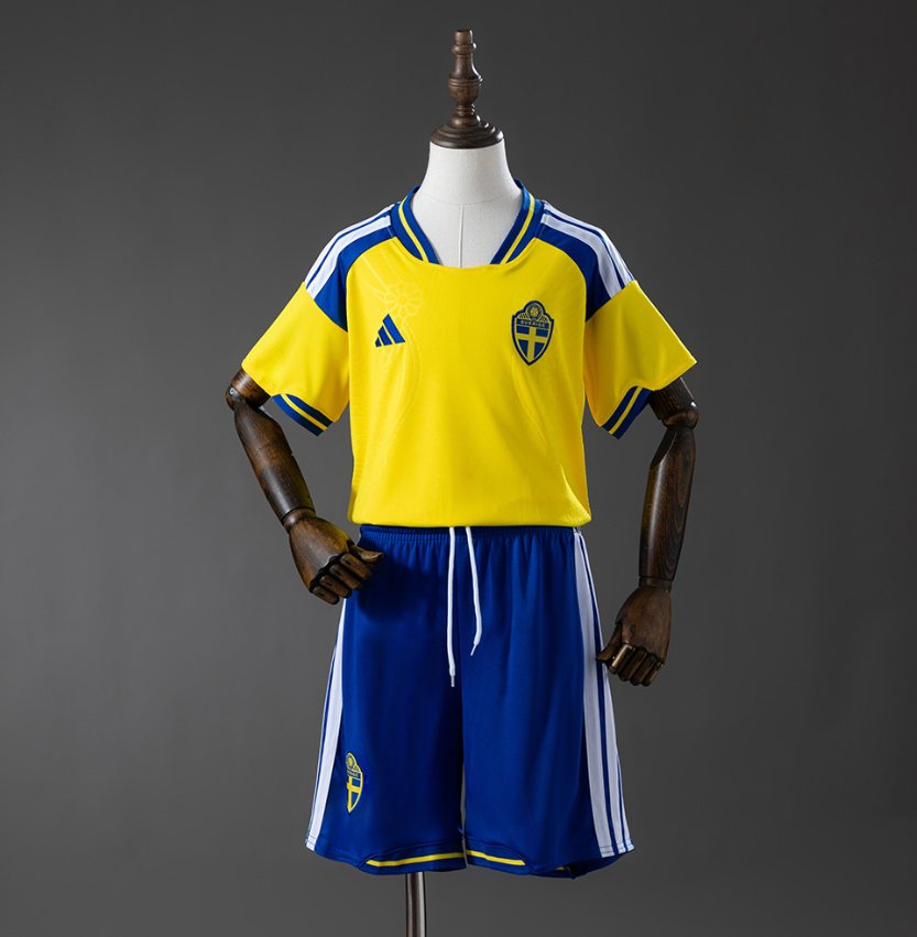 Sweden 2024 Home Yellow - Kids Kit