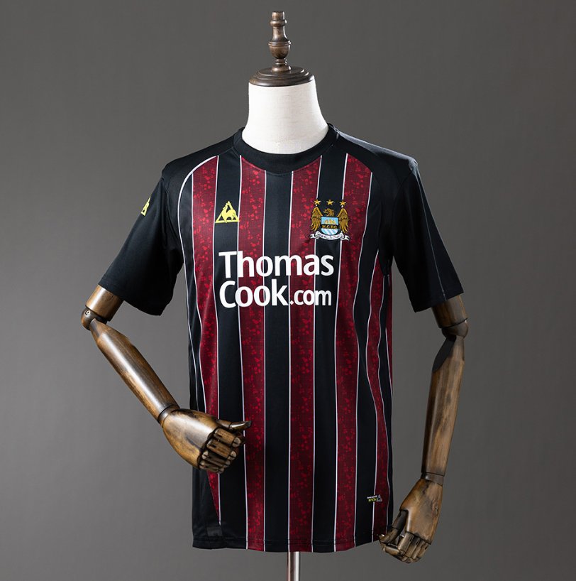 Manchester City Retro Away — Le Coq Sportif Era — Player Version, front