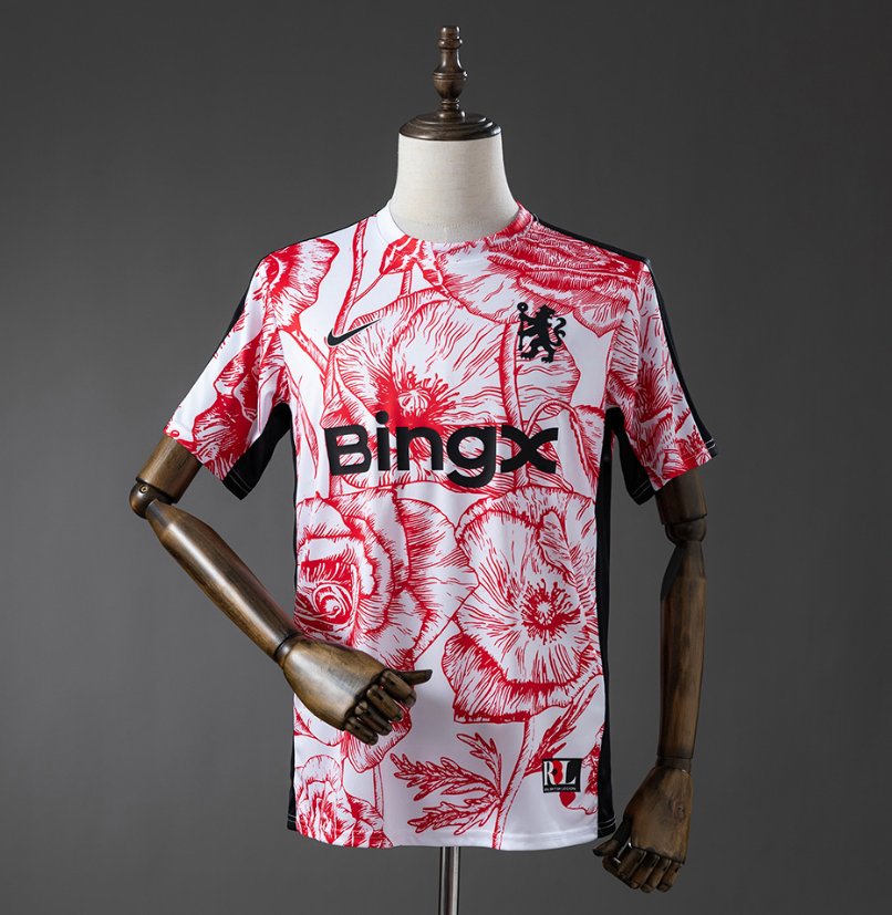 Chelsea Retro Pre-Match — BingX Era — Player Version, front