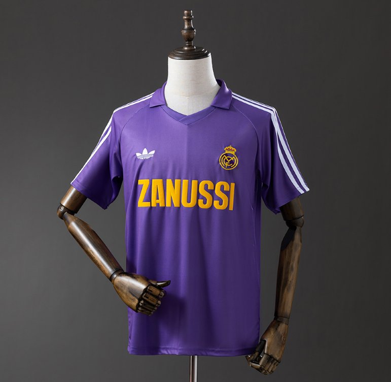 Real Madrid Retro Away — Zanussi Era — Player Version, front