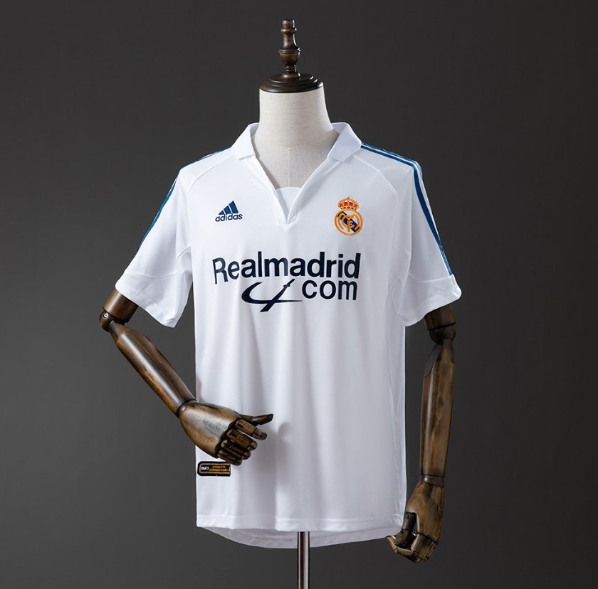 Real Madrid Retro Home — adidas Era — Player Version, front