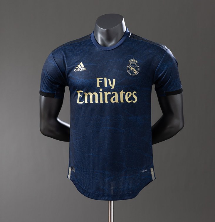 Real Madrid Retro Away — Fly Emirates Era — Player Version, front
