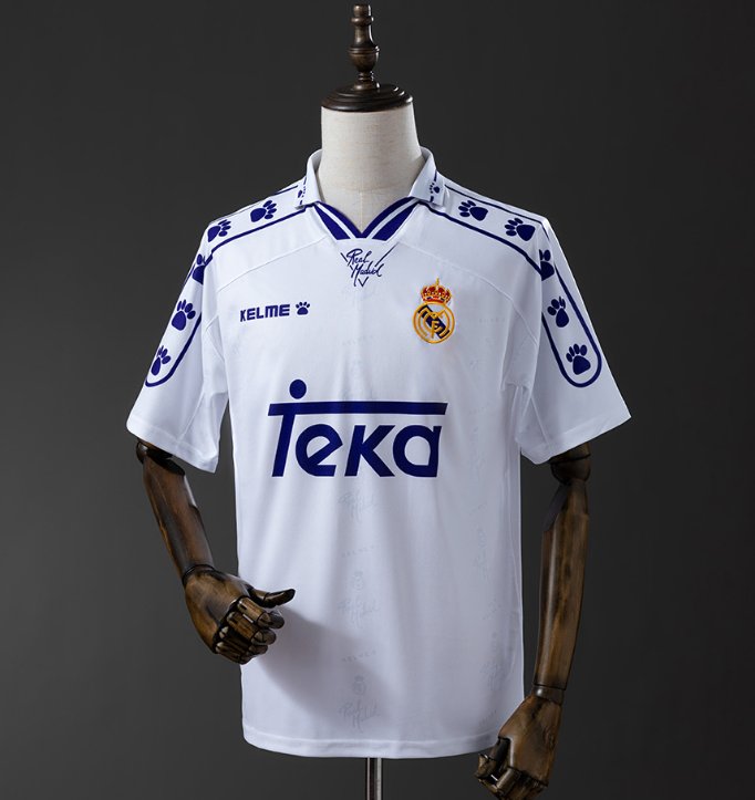 Real Madrid Retro Home — Teka Era — Player Version, front