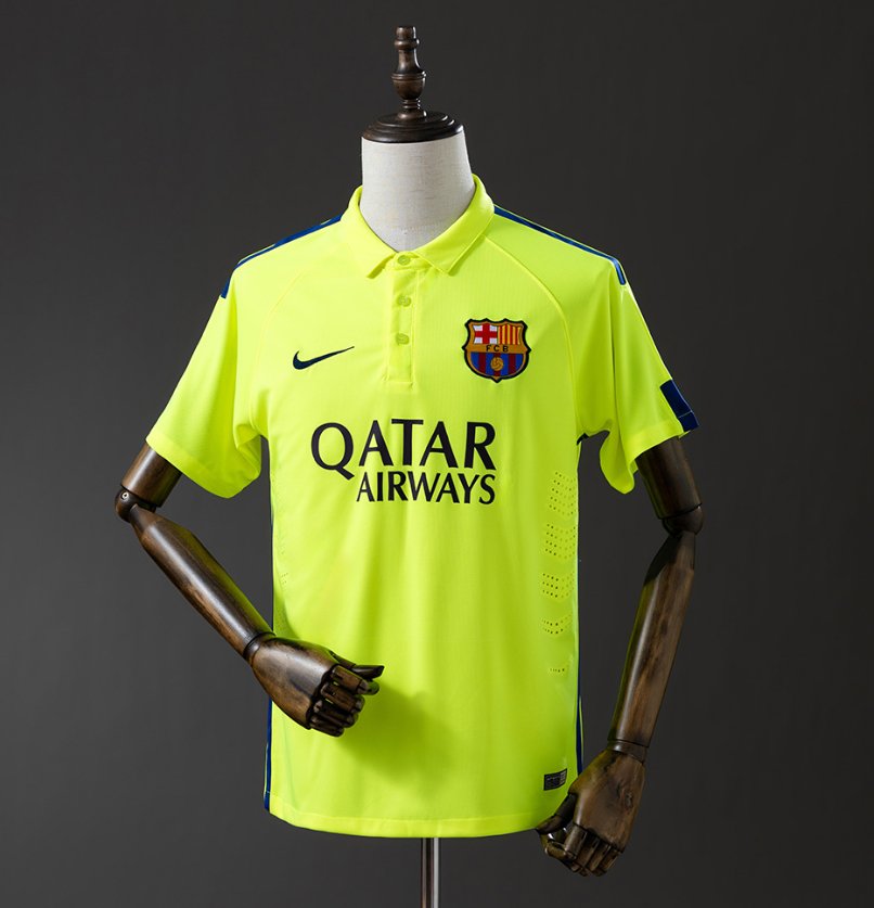 FC Barcelona Retro Away — Qatar Airways Era — Player Version, front