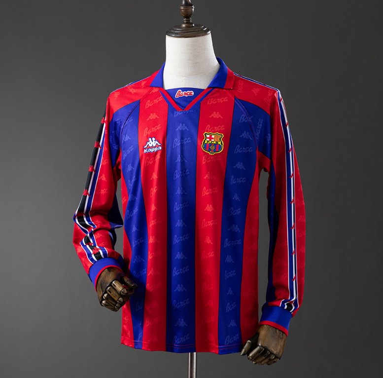 FC Barcelona Retro Home — Kappa Era — Player Version, front