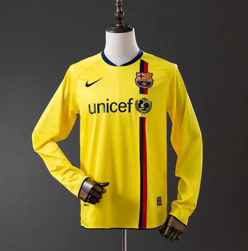 FC Barcelona Retro Away — unicef Era — Player Version, front