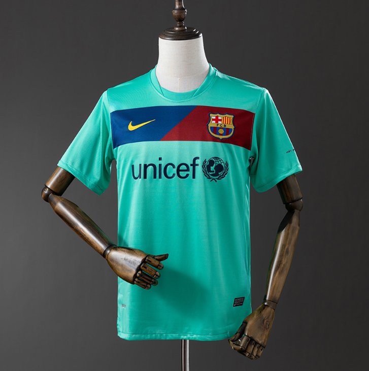 FC Barcelona Retro Away — unicef Era — Player Version, front
