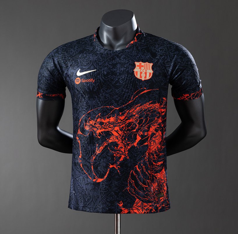 FC Barcelona Retro Third — Spotify Era — Player Version, front