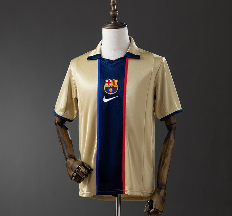 FC Barcelona Retro Away — Nike Era — Player Version, front