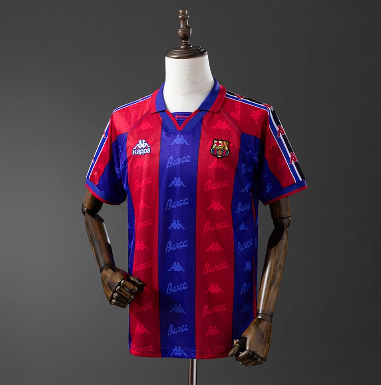 FC Barcelona Retro Home — Kappa Era — Player Version, front