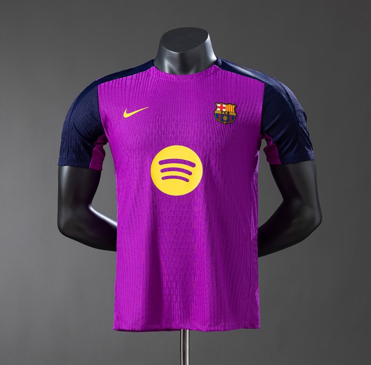 FC Barcelona Retro Pre-Match — Spotify Era — Player Version, front