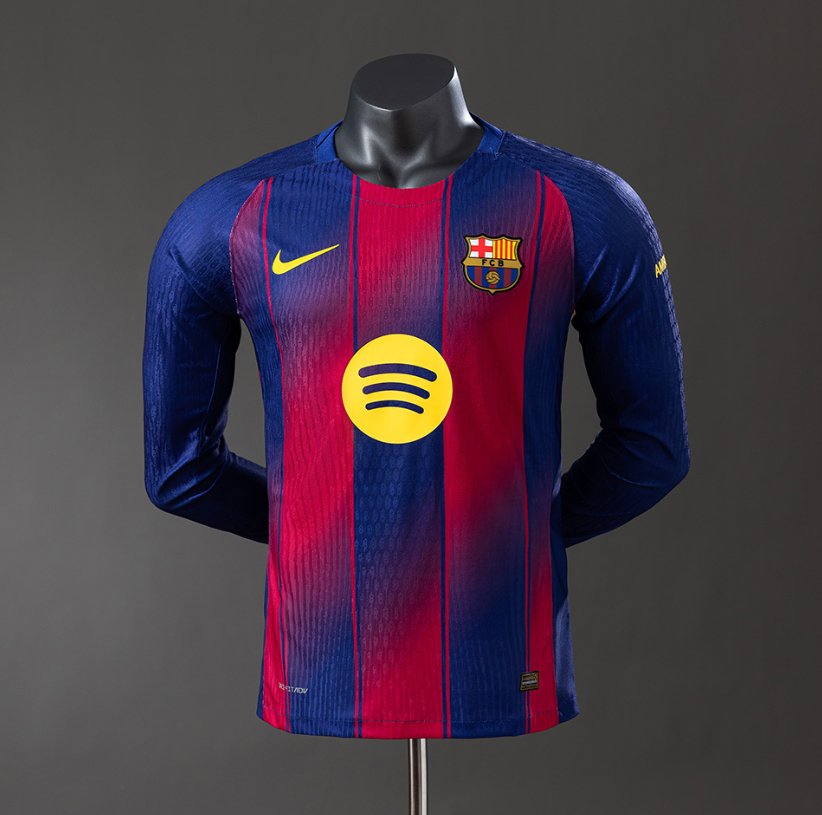 FC Barcelona Retro Home — Spotify Era — Player Version, front