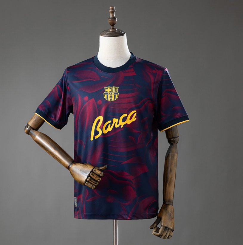 FC Barcelona Retro Pre-Match — Nike Era — Player Version, front
