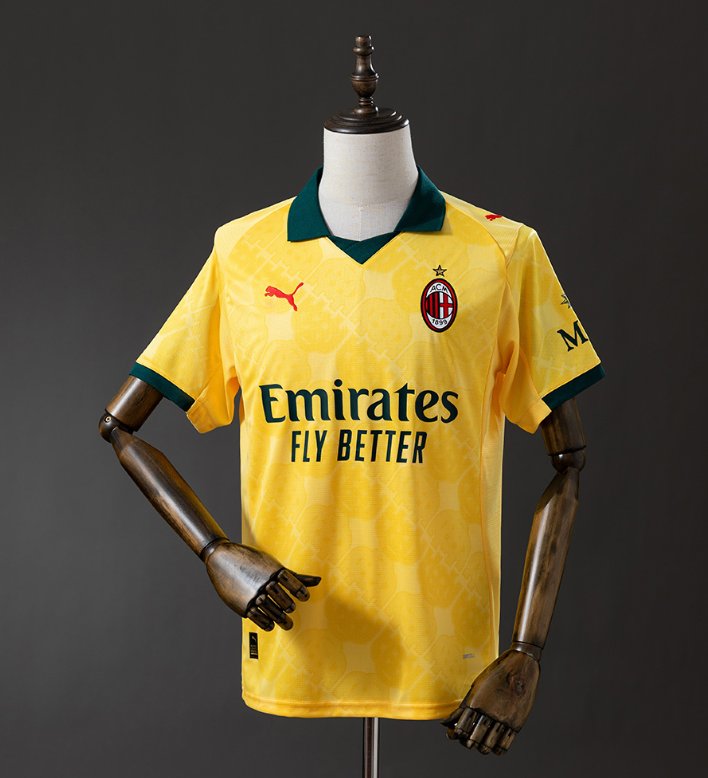 AC Milan Retro Third — Emirates Fly Better Era — Player Version, front