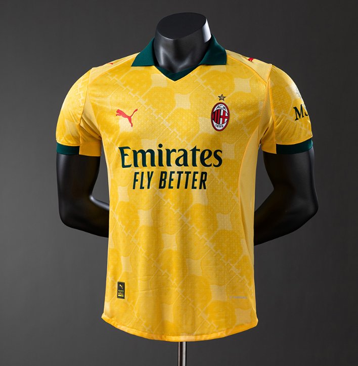 AC Milan Retro Third — Emirates Fly Better Era — Player Version, front