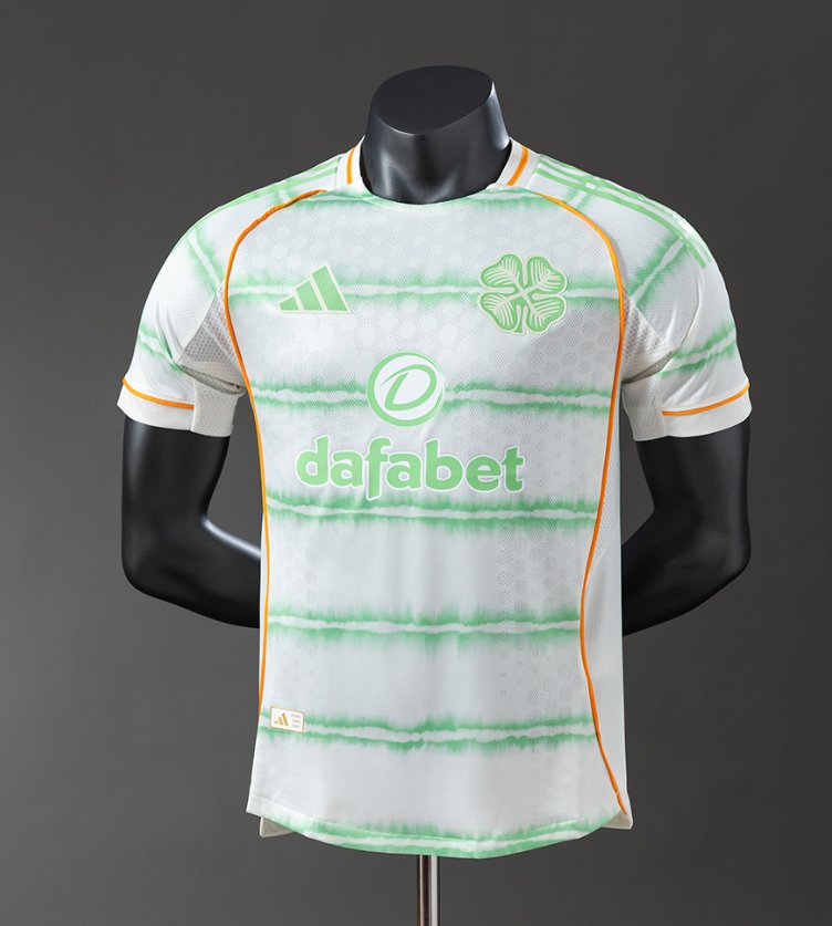 Celtic Retro Away — dafabet Era — Player Version, front